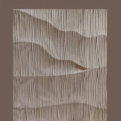 Solid Wood Embossed Wooden 3D Wall Panel high quality